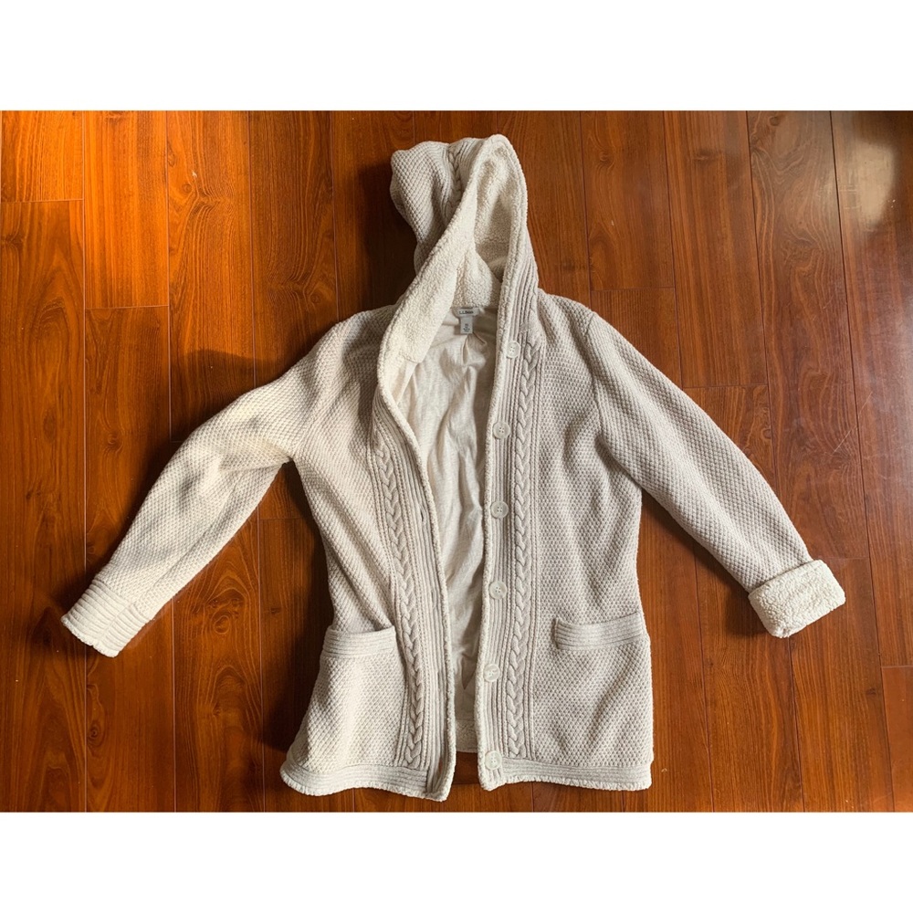 LLBean button up sweater